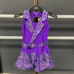 Purple sequin dress - Revolution Dance costume: live it up